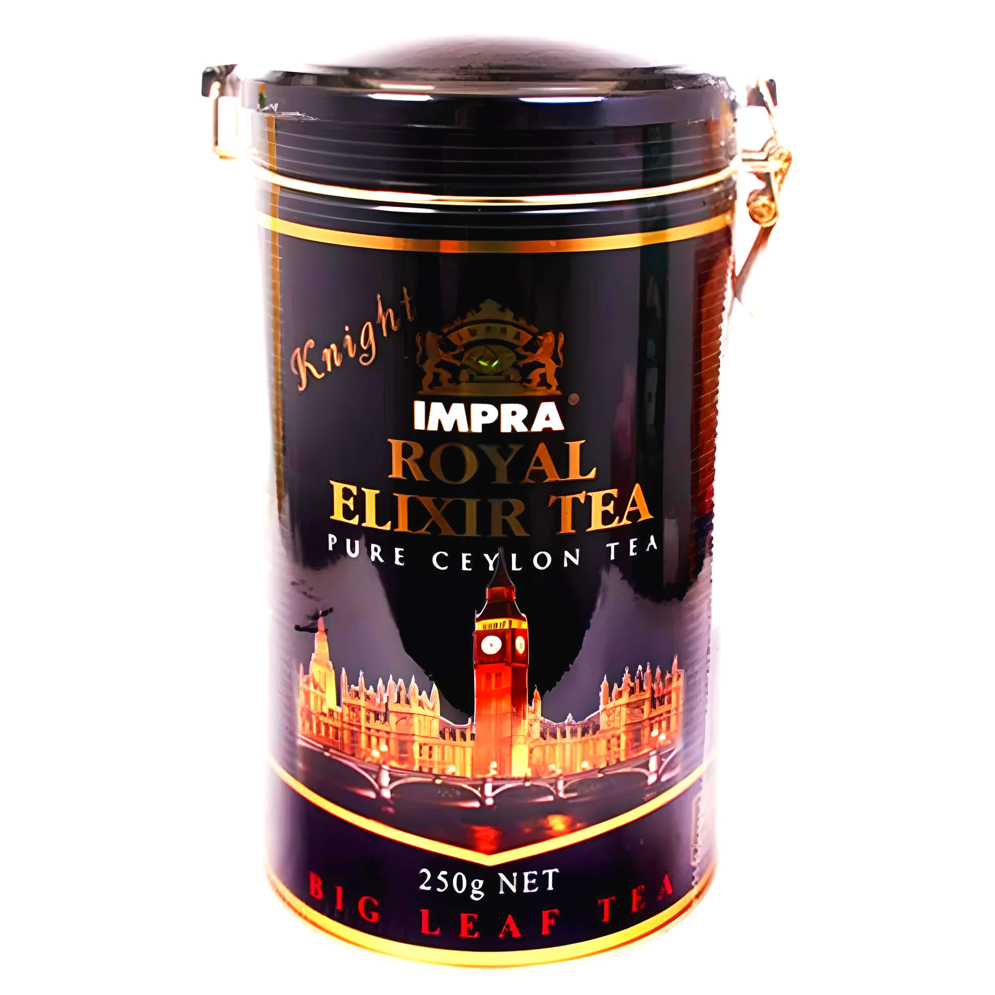 Impra loser schwarzer Ceylon Tee Royal Elixir Knight in Metalldose 250g