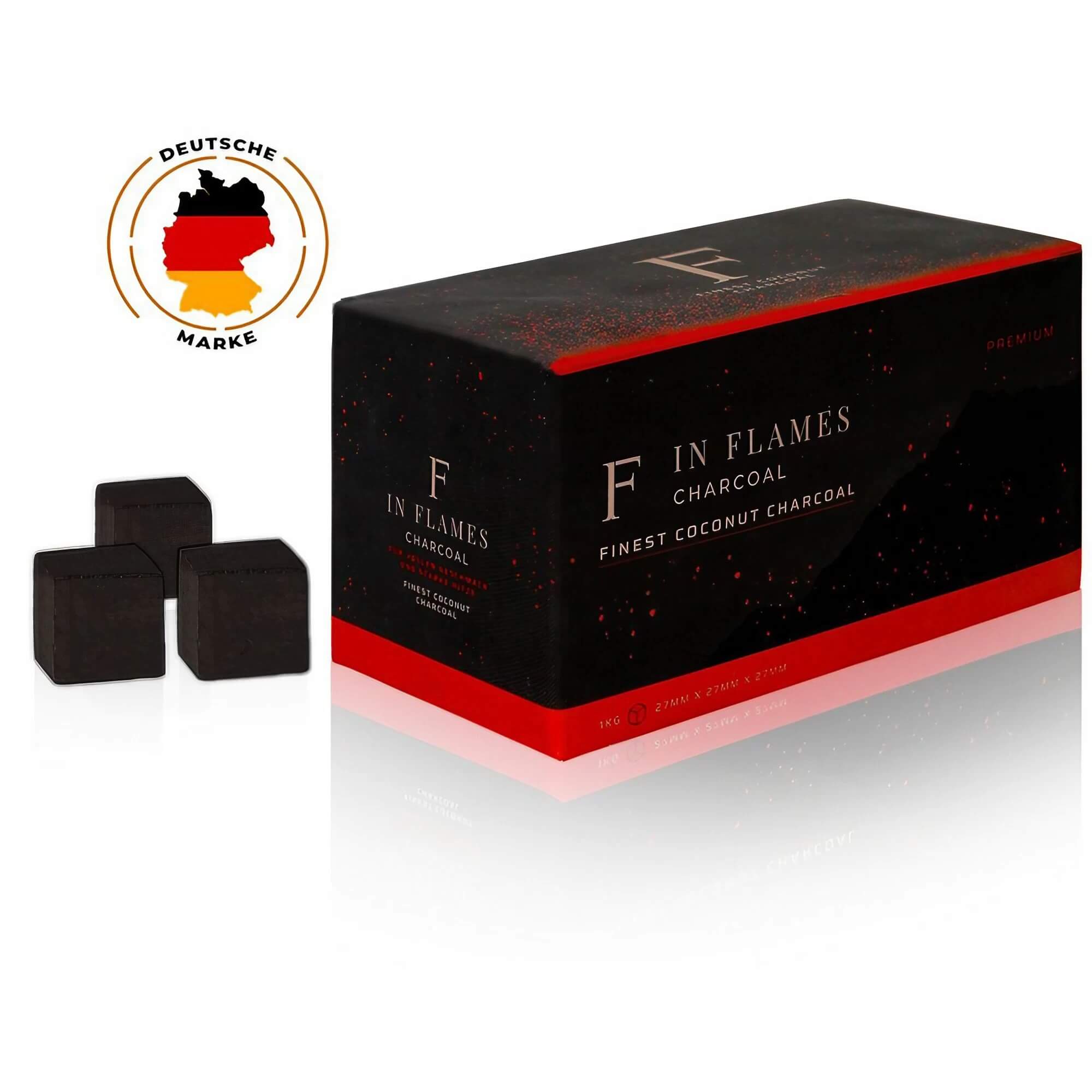 In Flames Schischa Kokosnuss Kohle 1 kg