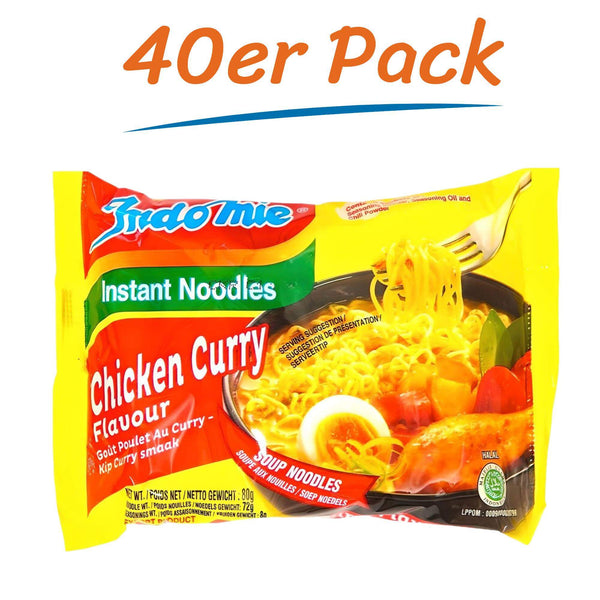 Indomie Noodles Chicken Curry 40er Pack (40 x 80g)