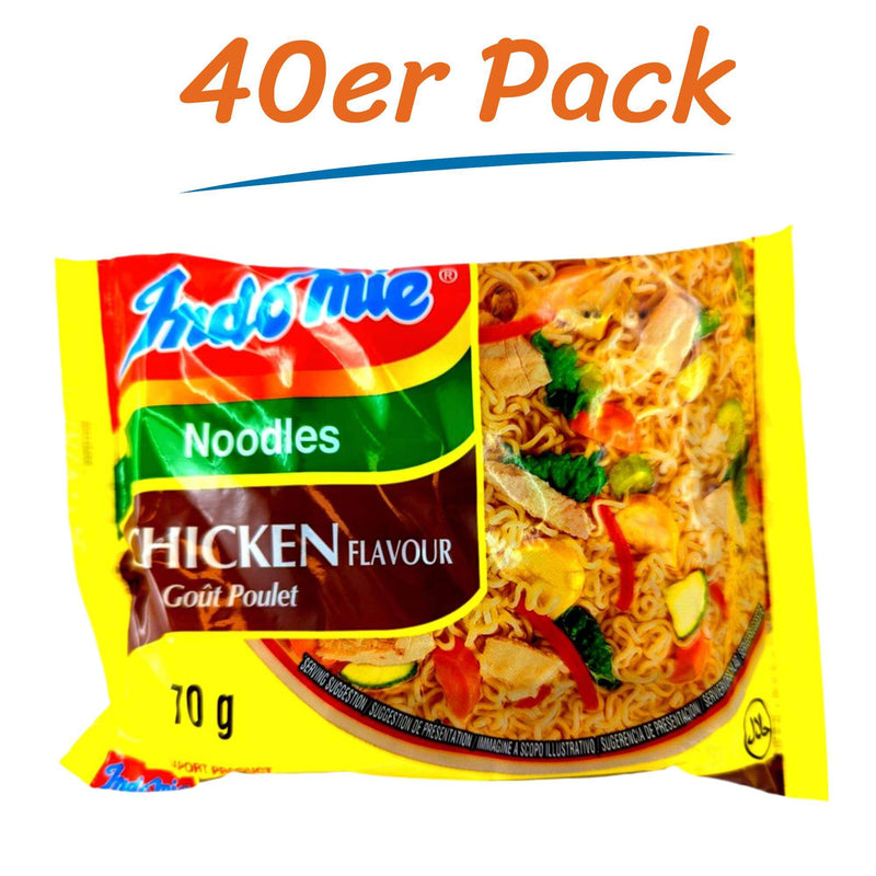 Indomie Noodles Chicken Gout Poulet 40er Pack (40 x 70g)