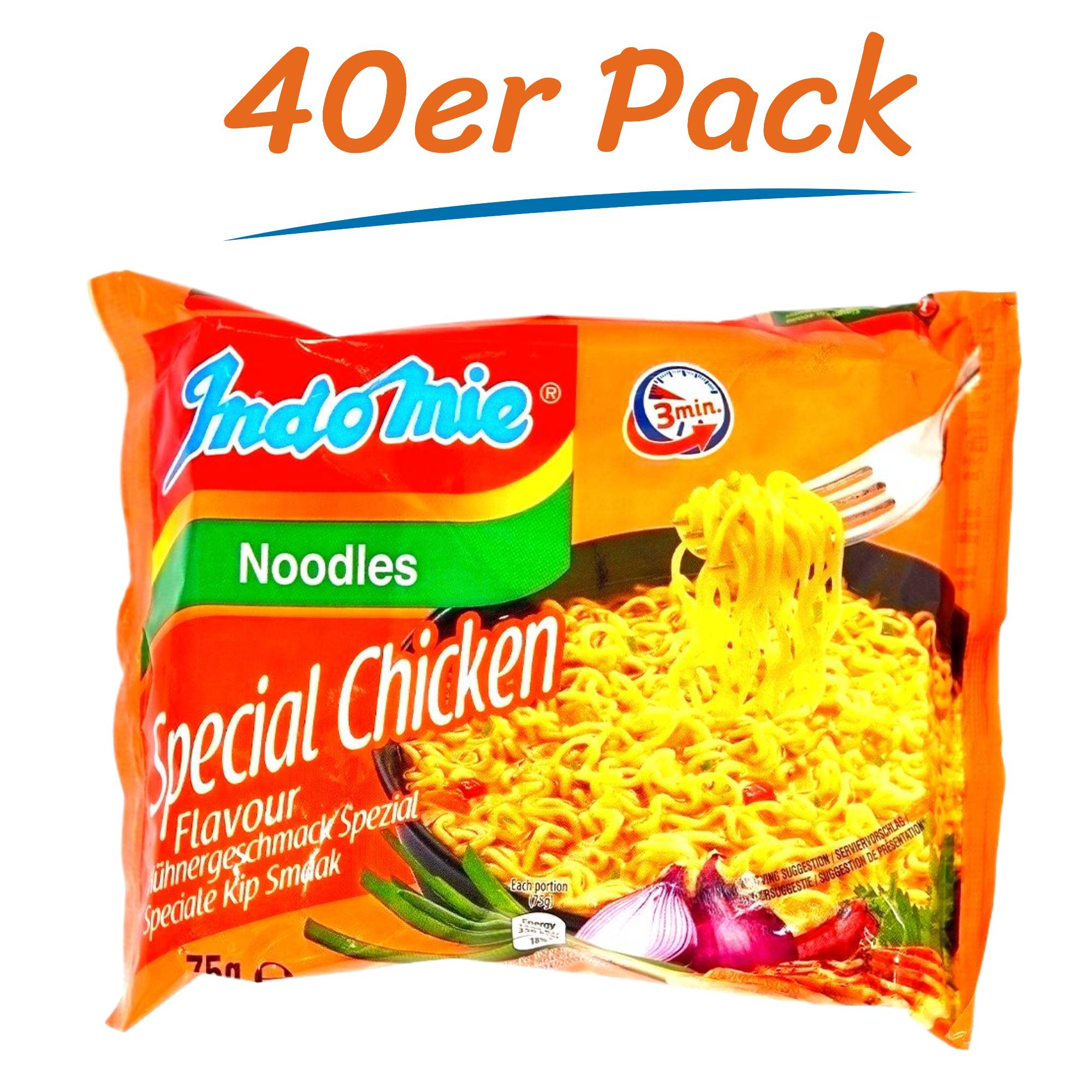 Локшина Indomie Спеціальна Курка 40 упаковок (40 x 75г) вигідно