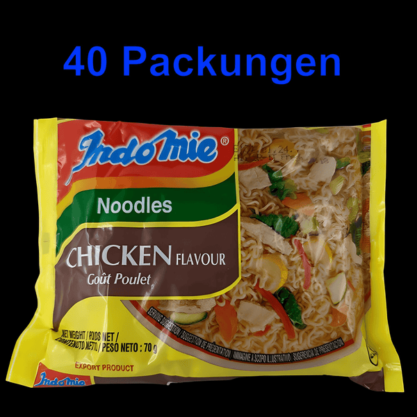 Indomie Noodles Chicken Gout Poulet Instant Nudeln 40er Pack (40 x 70g)