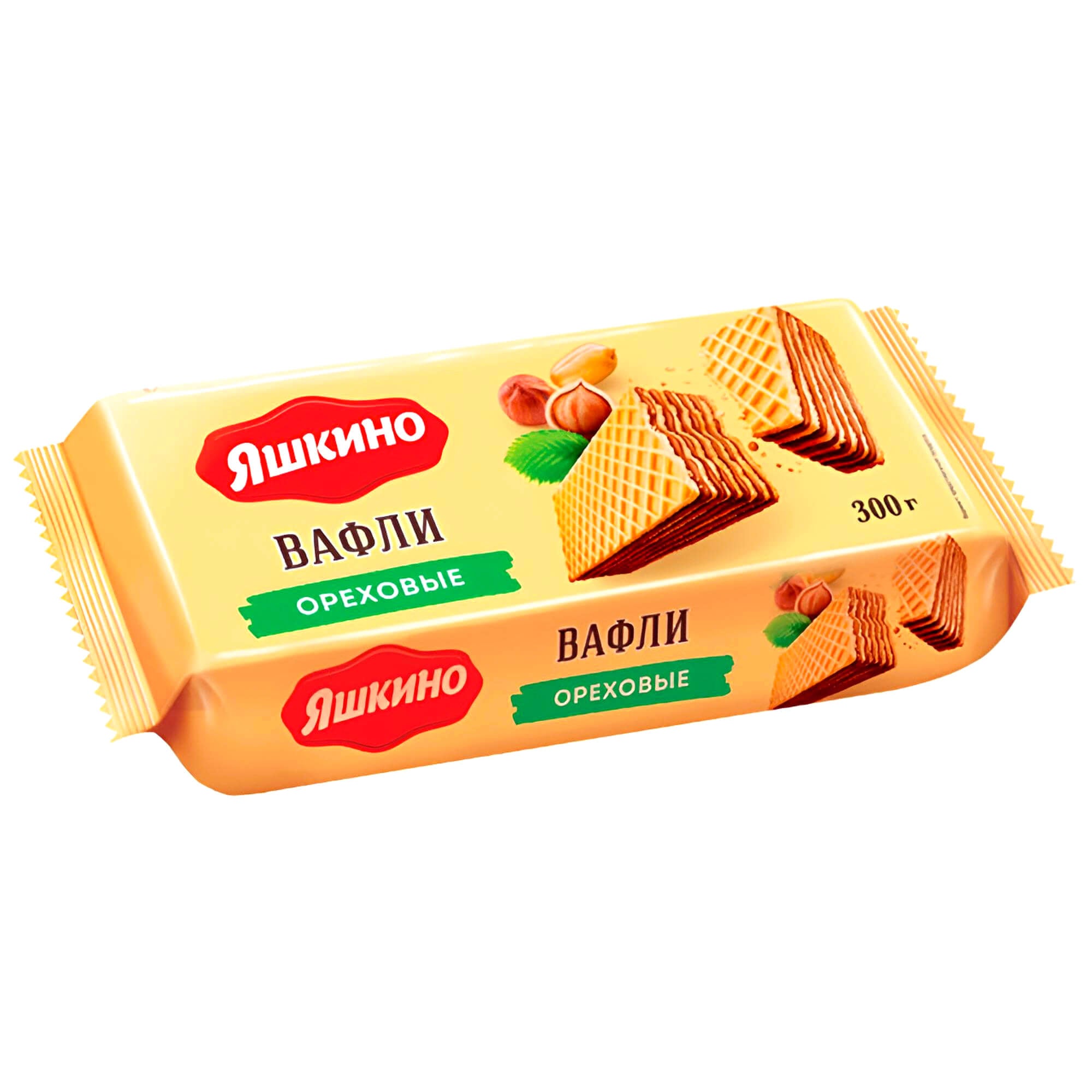 Jashkino Waffeln mit Nüsse Geschmack 300g