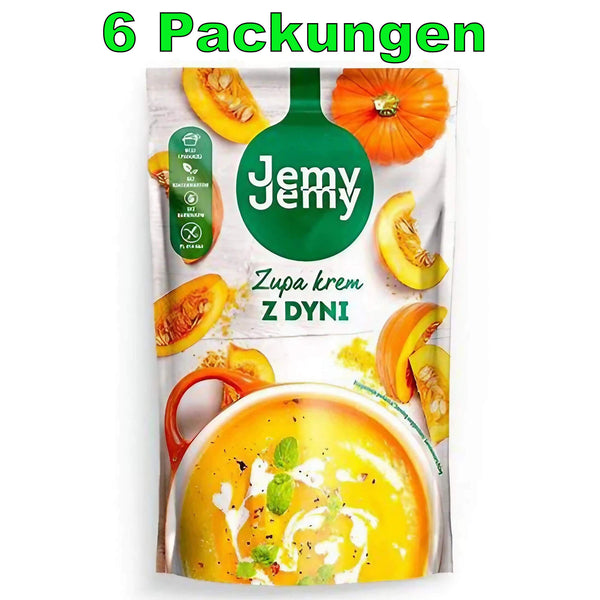 Jemy Jemy Тыквенный крем-суп, упаковка из 6 шт. (6 x 375 г)
