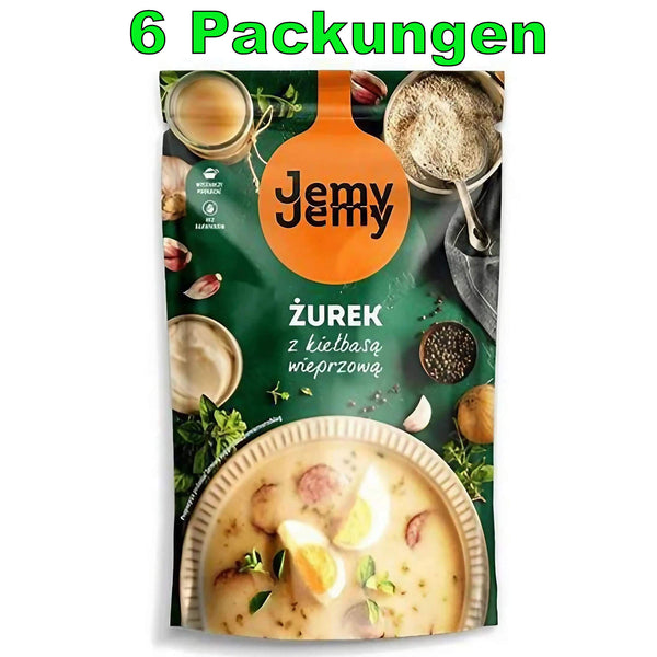 Jemy Jemy Polnische Suppe Zurek 6er Pack (6 x 450g)