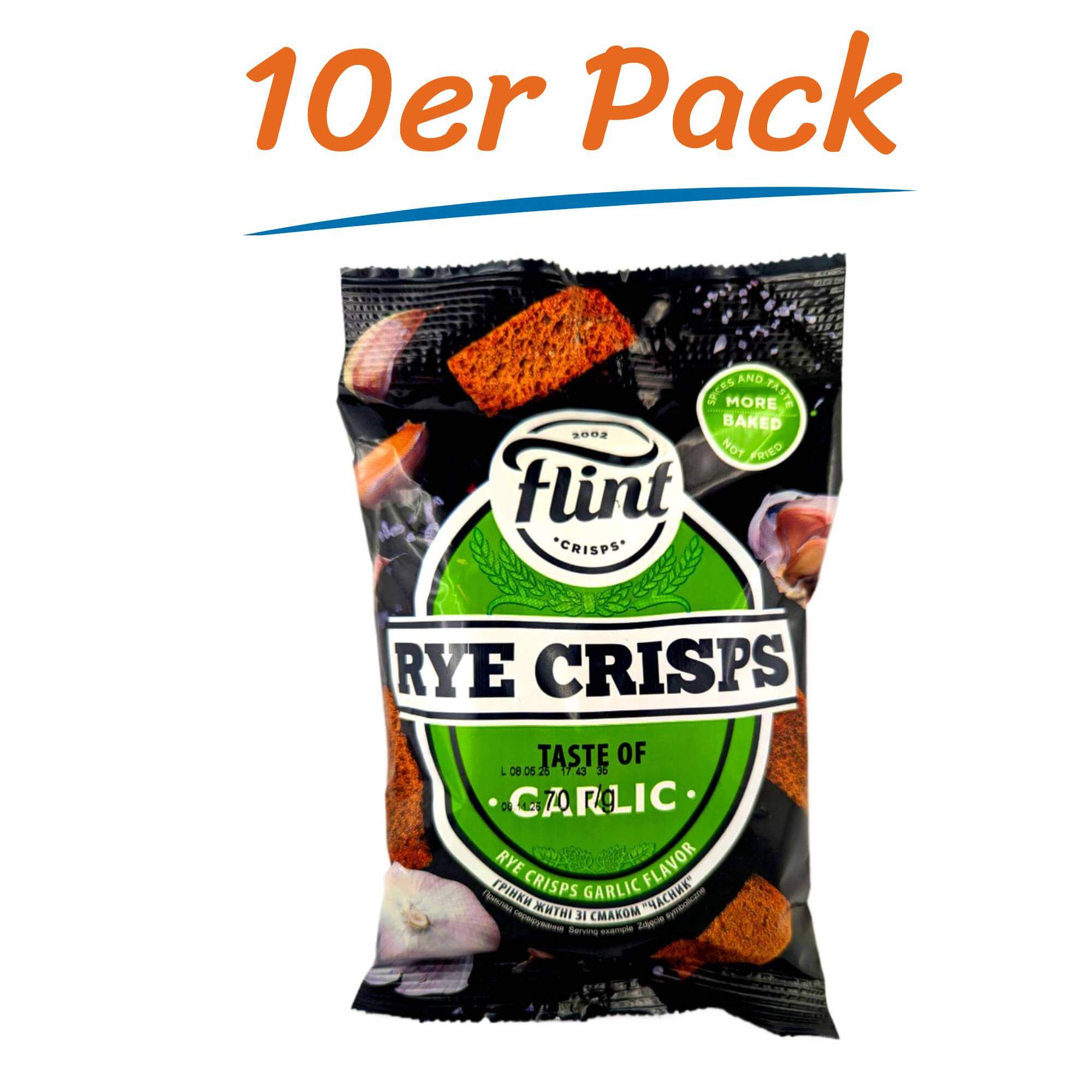 Flint Grenki Knoblauch 10er Pack (10 x 70g)