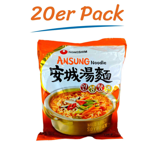 Nongshim Instant Nudeln AnSungTangMyun 20er Pack (20 x 125g)