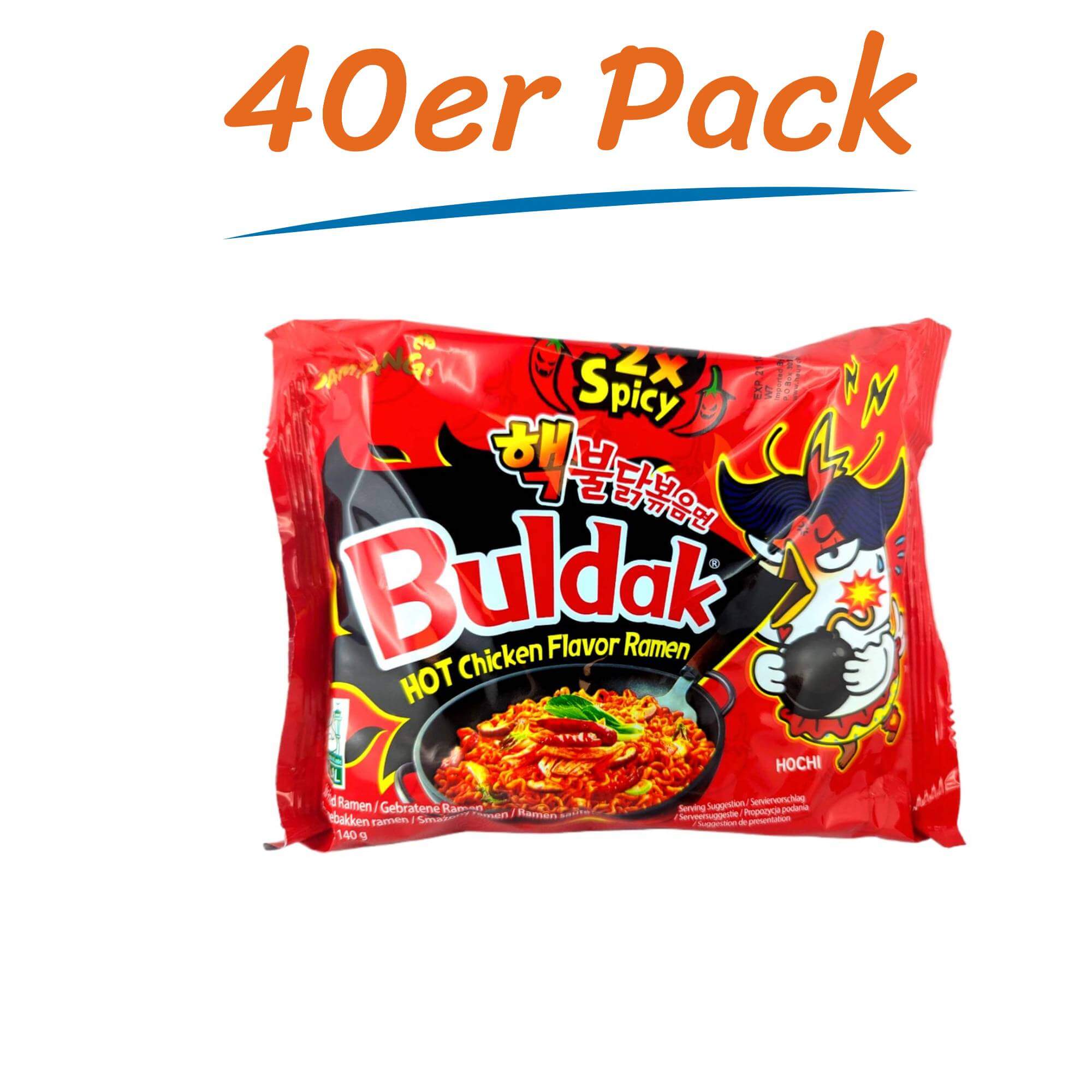 Samyang Instant Noodle Chicken Spicy Pack of 5 (5 x 140g)