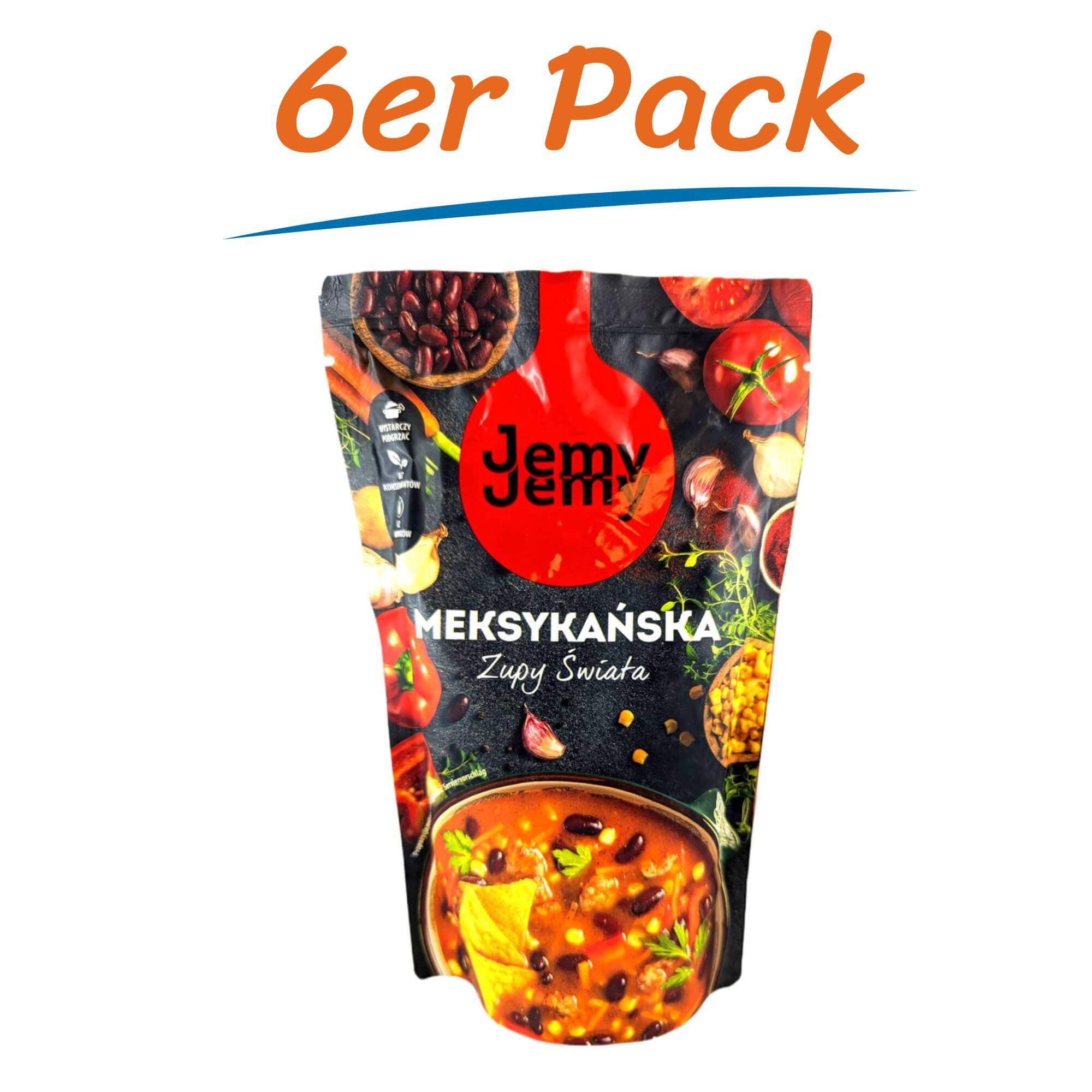 Jemy Jemy Meksykanska Mexikanische Suppe 6er Pack (6 x 400g)