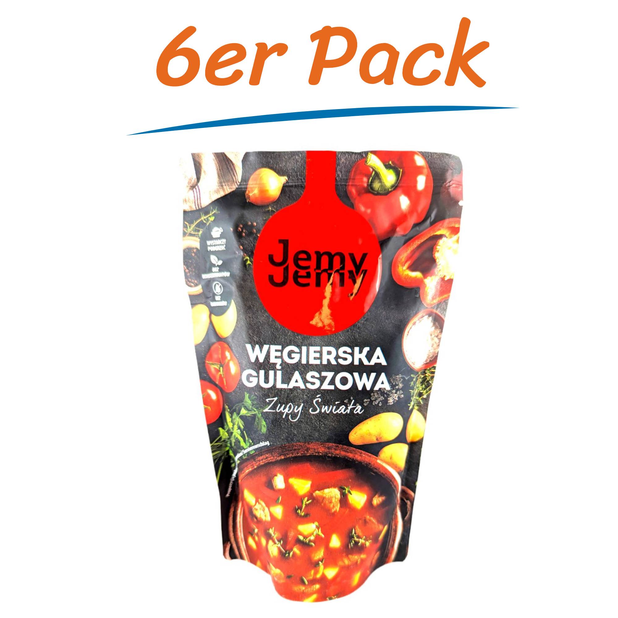 Jemy Jemy Gemüsegulasch Suppe 6er Pack (6 x 400g)