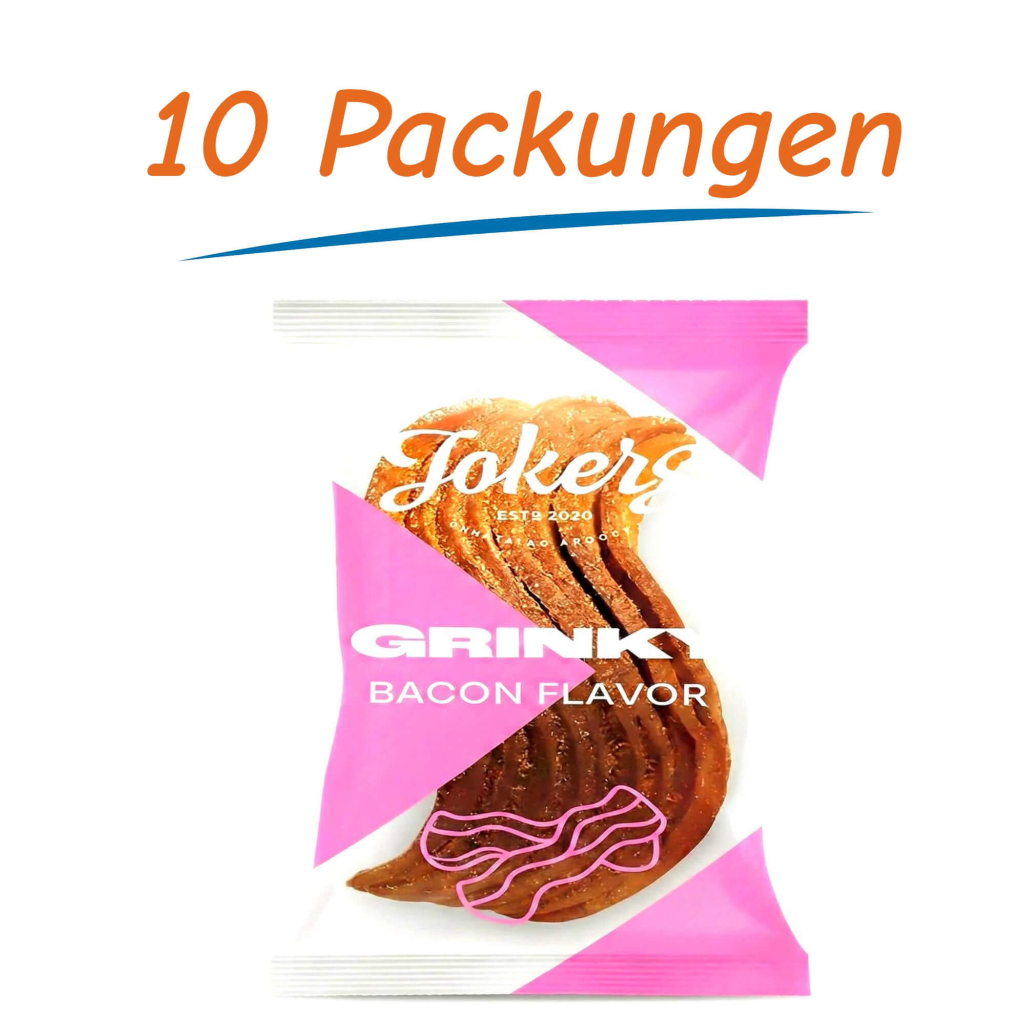 Jokers Grinky mit Bacongeschmack 10er Pack (10 x 75g)