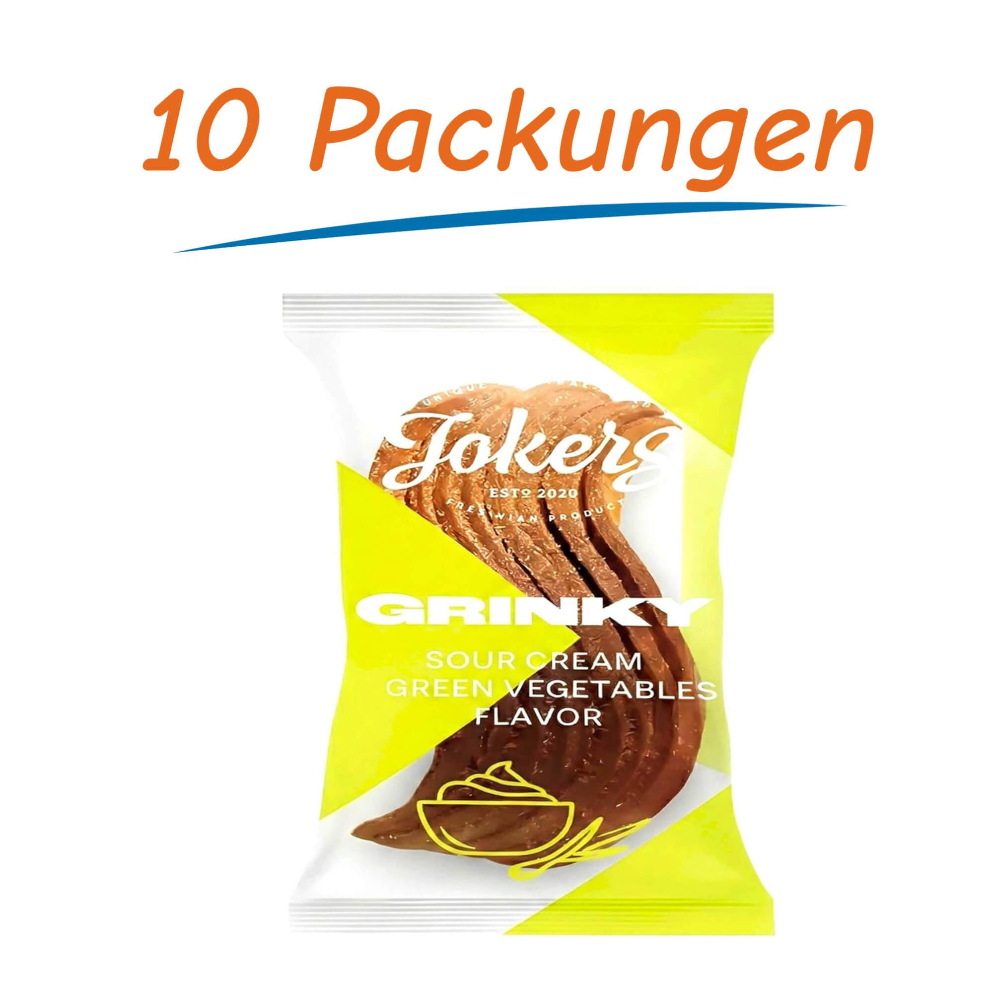 Jokers Grinky mit Sauerrahm- & Kräutergeschmack 10er Pack (10 x 75g)