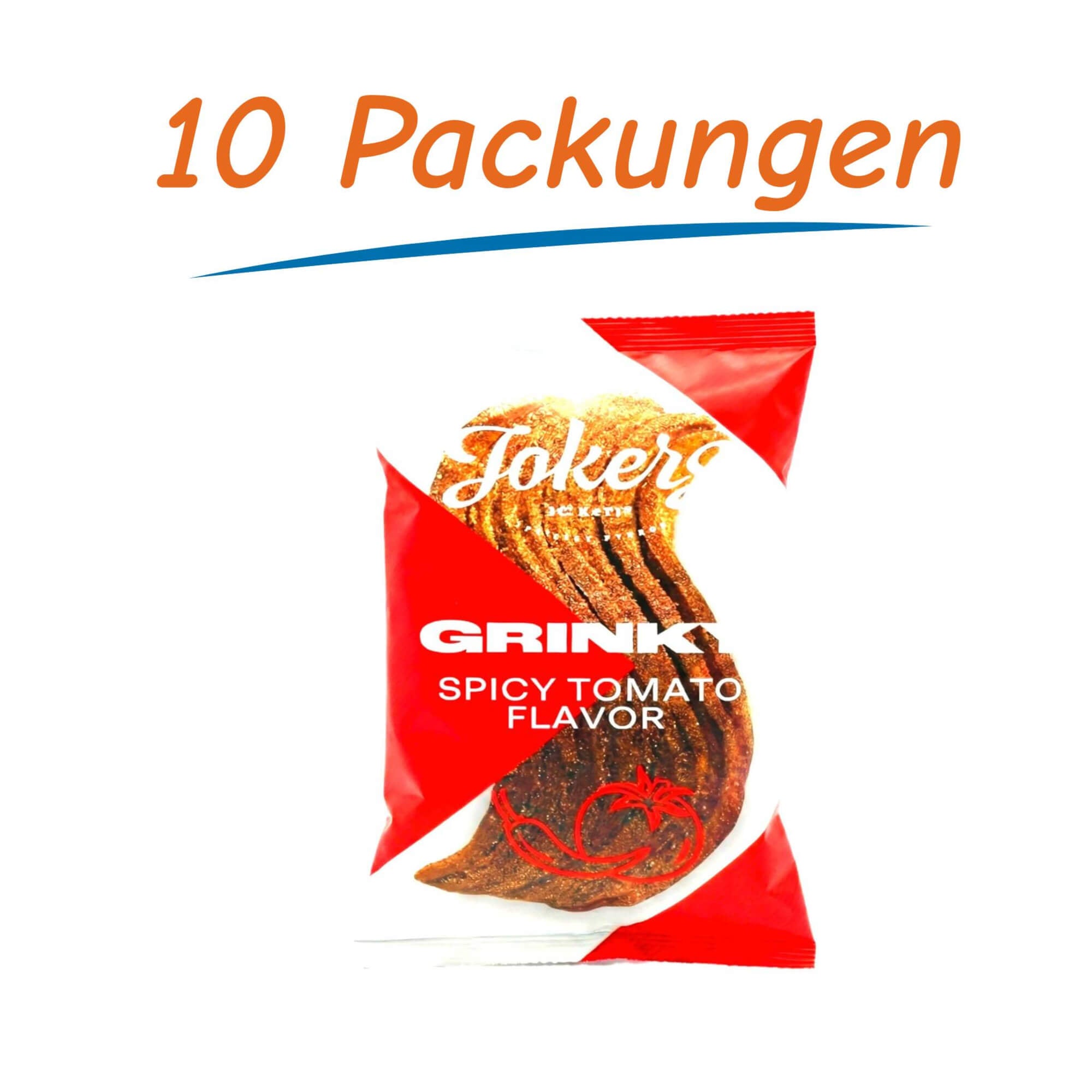 Jokers Grinky mit Tomatengeschmack 10er Pack (10 x 75g)