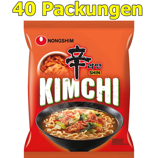 Nongshim Kimchi Instant Nudeln 40er Pack (40 x 120g)