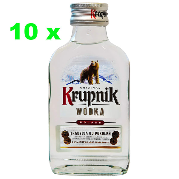 Krupnik Vodka Original 10er Set (10 x 100ml) 40% vol.