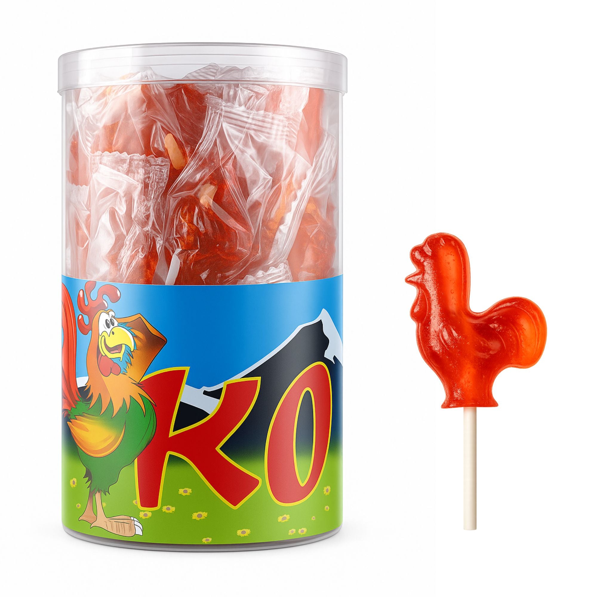 Lizak Lollipops Hahn 70 Stück