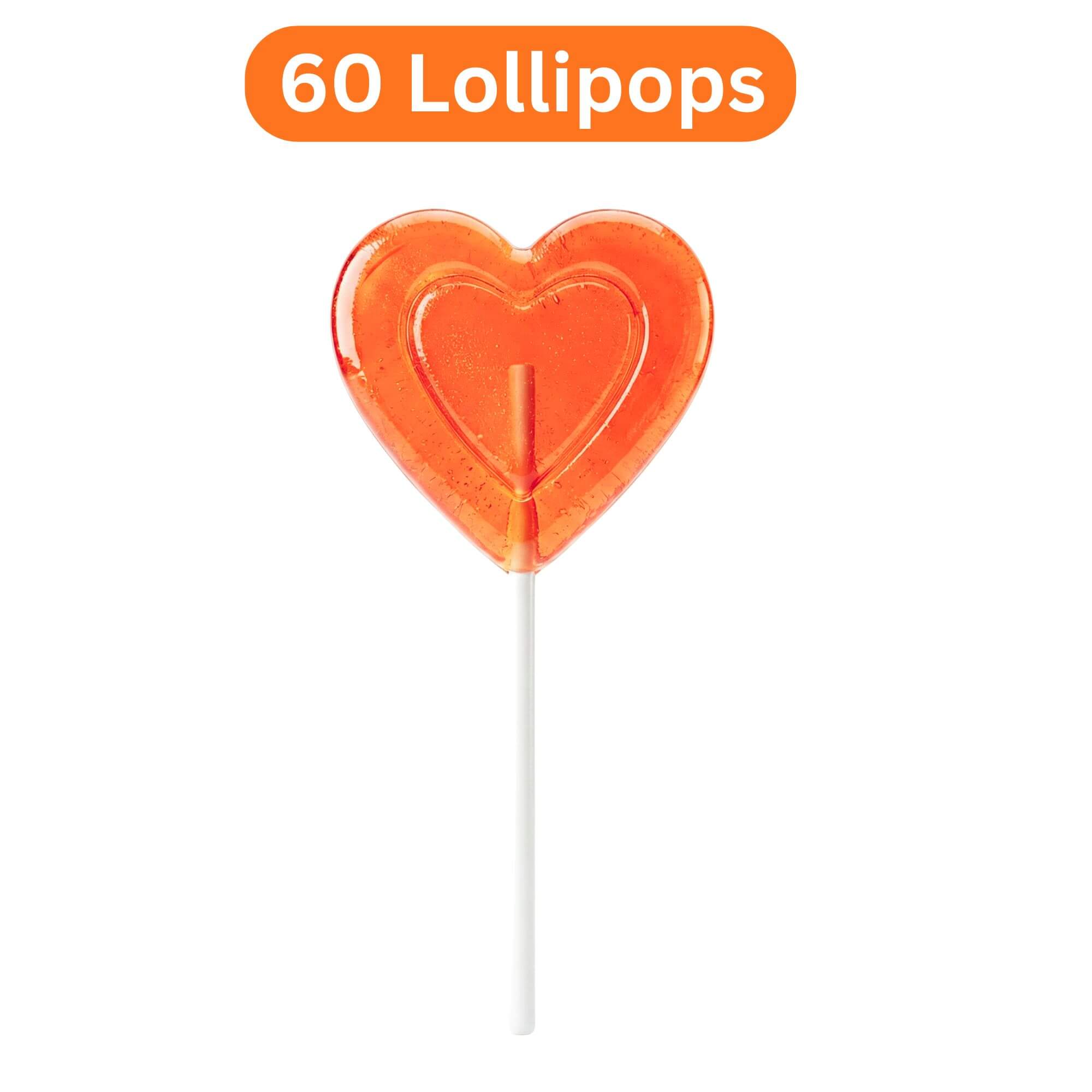 Lizak Lollipops Herz 60 Stück