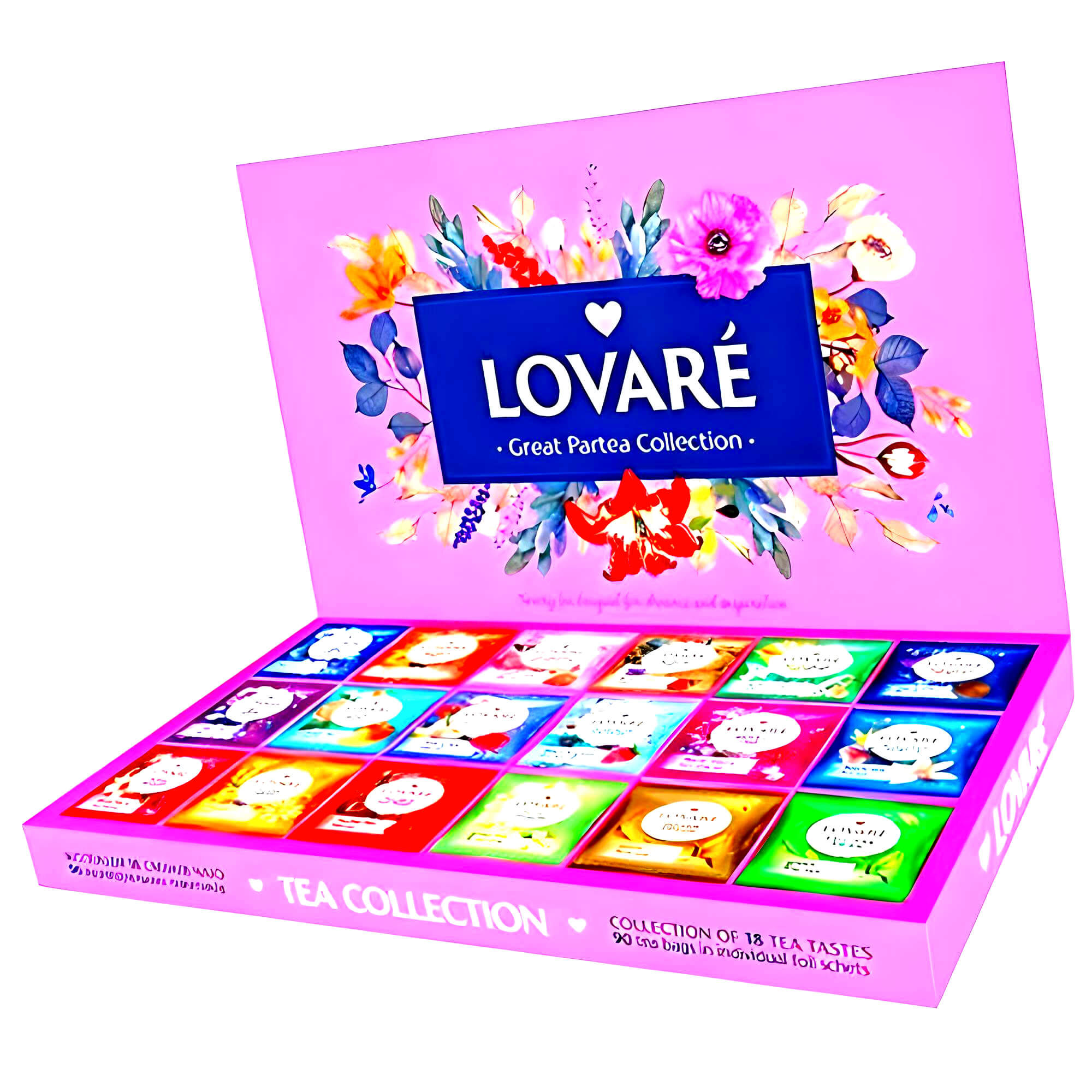 Lovare Tee Set 18 Teesorten 90 Teebeutel