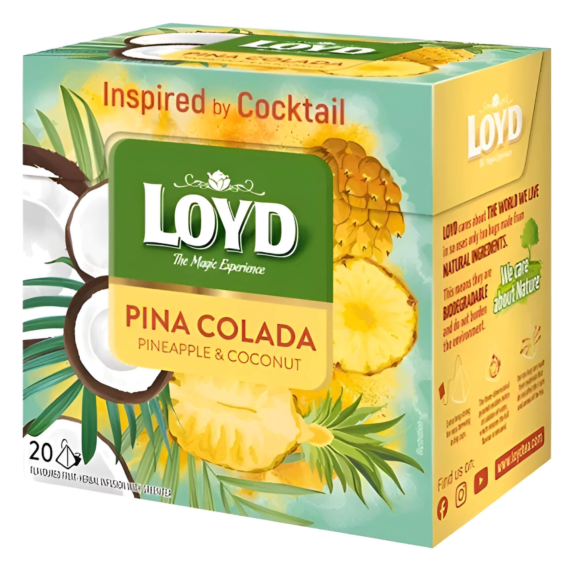 Loyd Grüner Tee Pina Colada 20 Pyramidenbeutel