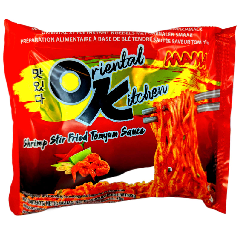 Mama OK gebratene Noodles Garnelen Tomyum Sauce 85g