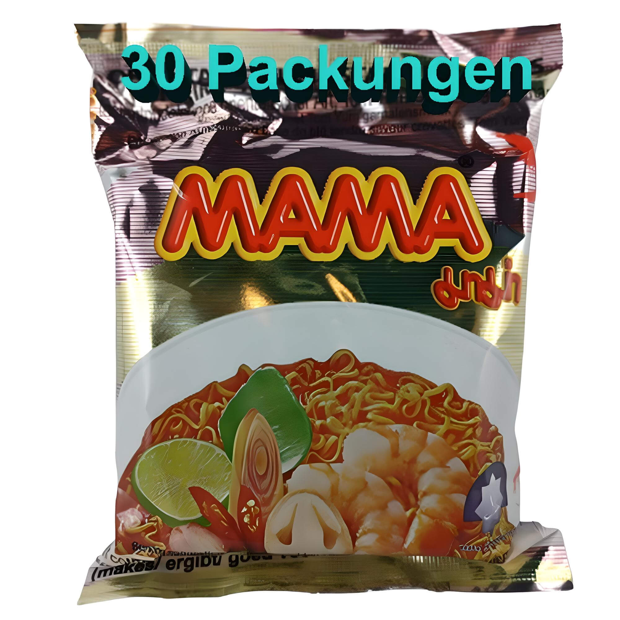 Mama Instant Nudeln Shrimps 30er Pack  (30 x 60g)