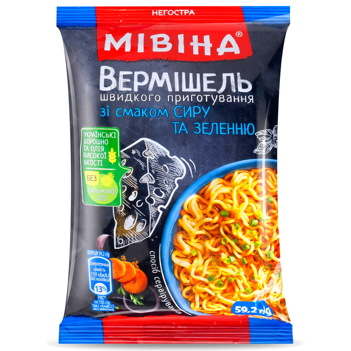 Miwina Instant Noodles Käse & Kräuter 59,2g