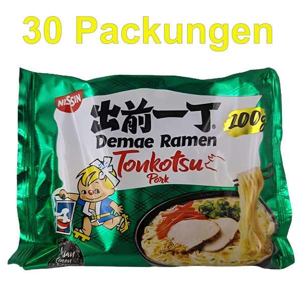 Nissin Demae Ramen Tonkotsu Pork 30er Pack (30 x 100g)