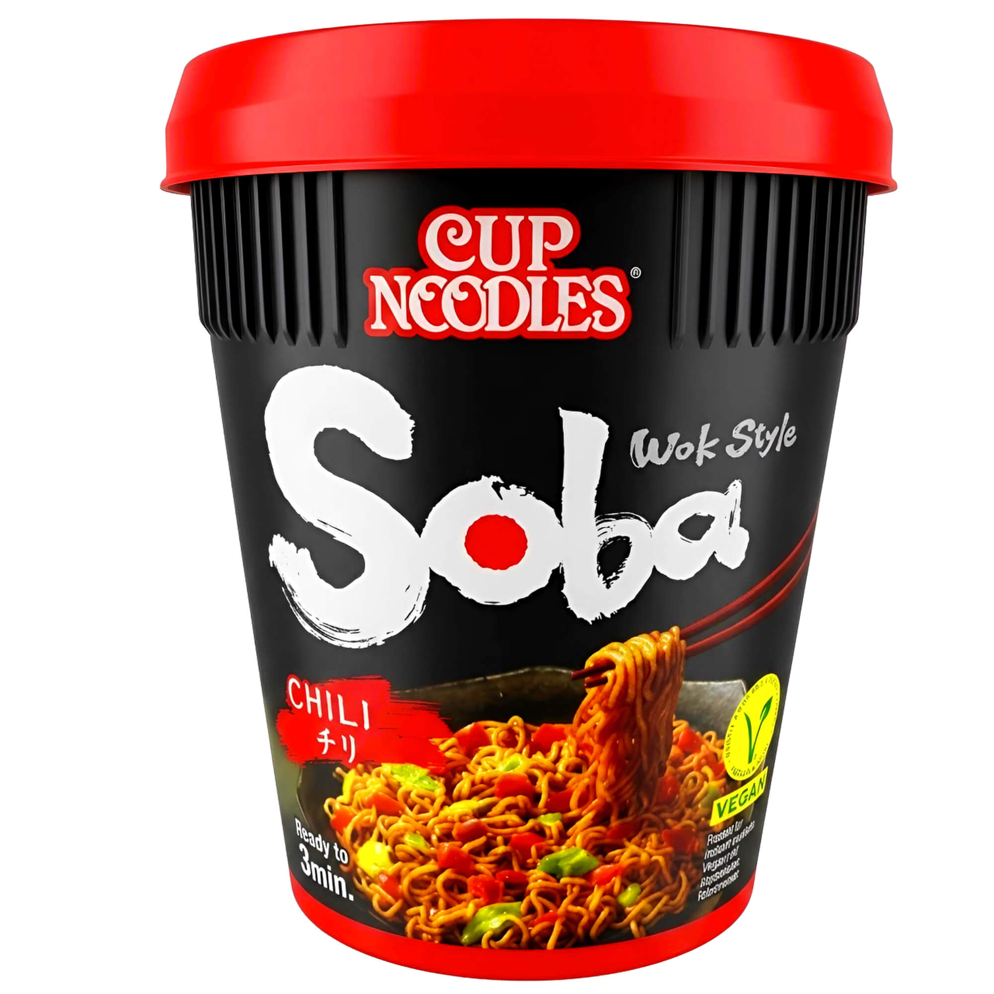 Nissin Soba Cup Noodles Wok Style Chili 92g