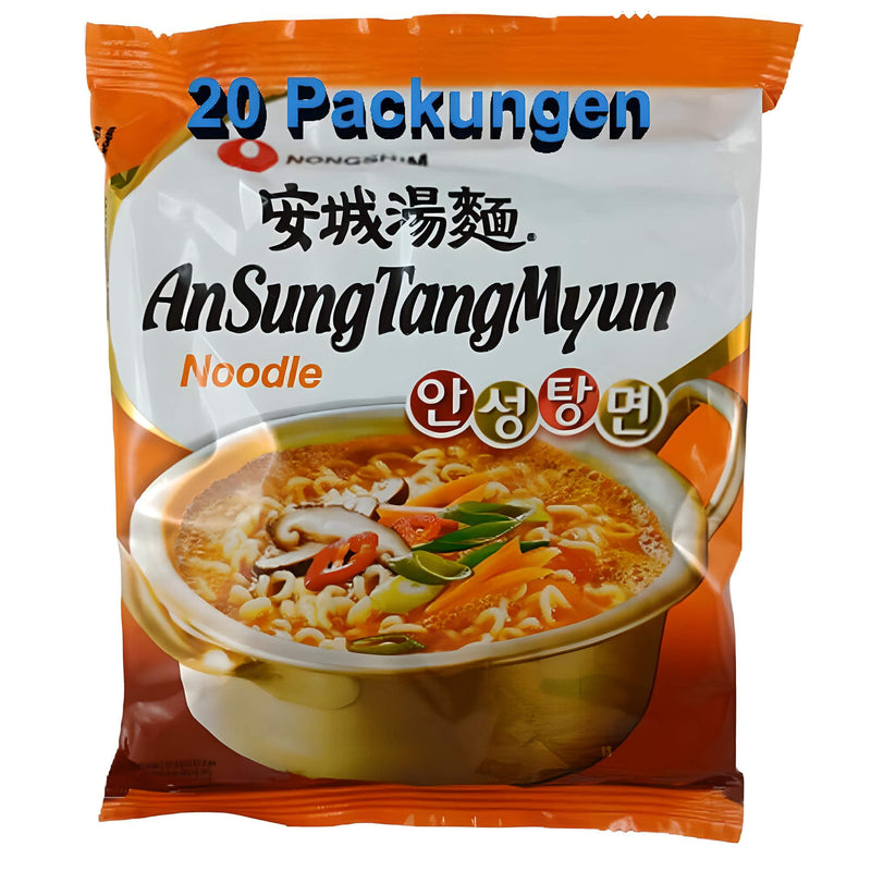 Nongshim Instant Nudeln AnSungTangMyun 20er Pack (20 x 125g)