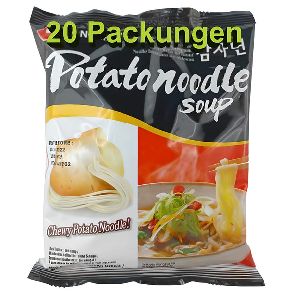 Nongshim Instant Nudeln Kartoffelsuppe 20er Pack (20 x 100g)