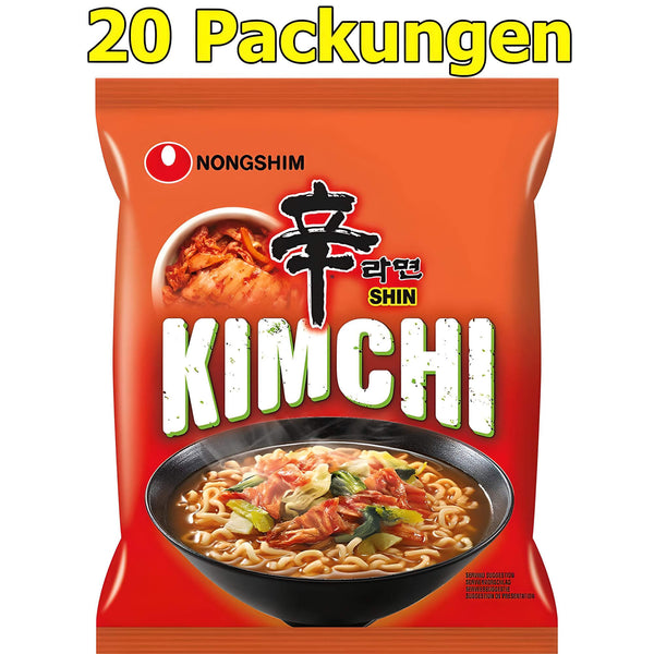 Nongshim Kimchi Instant Nudeln 20er Pack (20 x 120g)