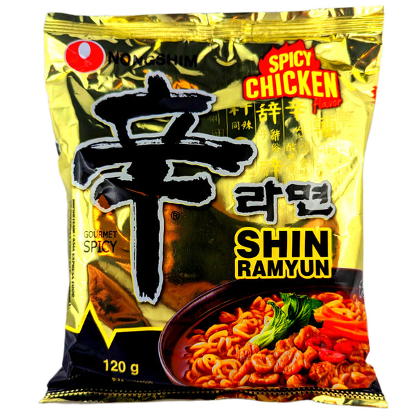 Nongshim Shin Ramyun Spicy Chicken Instant Noodles 120g