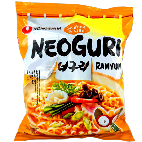 Nongshim Neoguri Seafood Mild Instant Noodles 120g