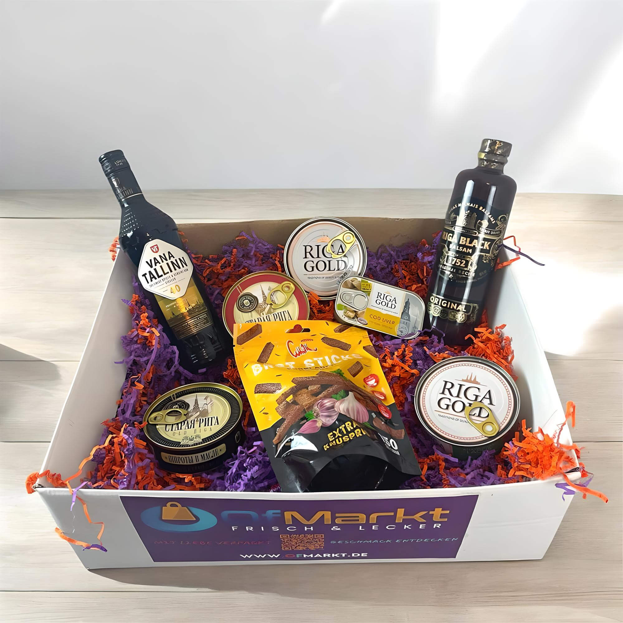 Lebensmittel & Getränke Geschenkset "Baltikum"