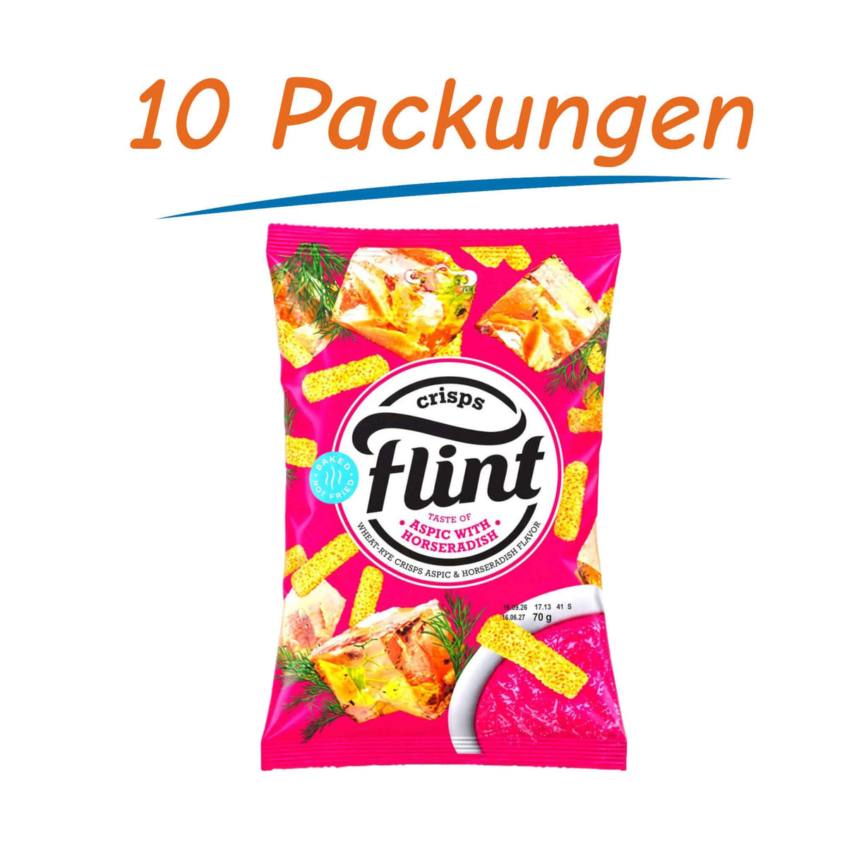 Flint Grenki Sülze mit Meerrettich 10er Pack (10 x 70g)