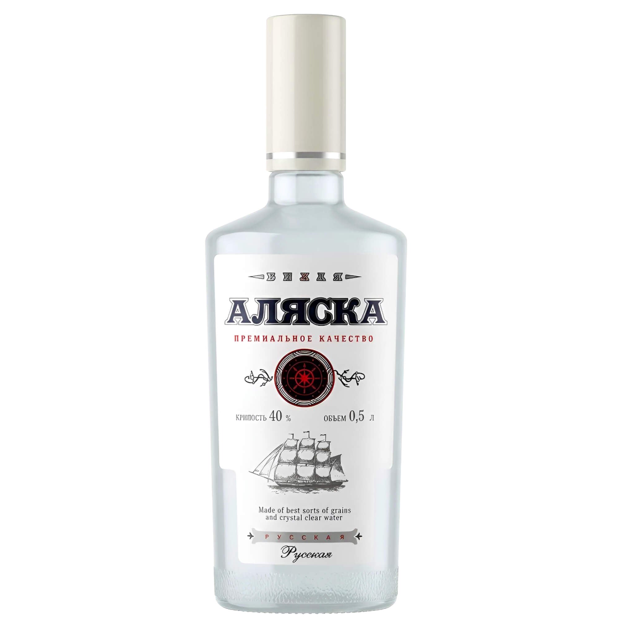 Vodka Weißes Alaska 0,5L russischer Vodka