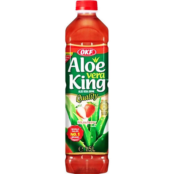 OKF Aloe Vera King Getränk Erdbeere 1500ml inkl. 0,25€ Einwegpfand