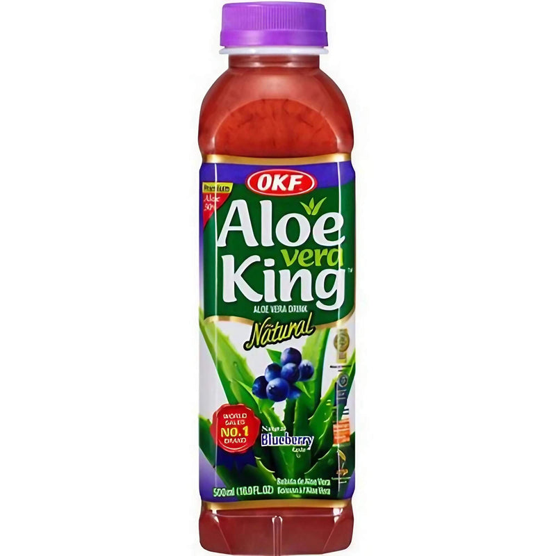 OKF Aloe Vera King Drink Blueberry 500 мл, включая одноразовый залог 0,25 евро