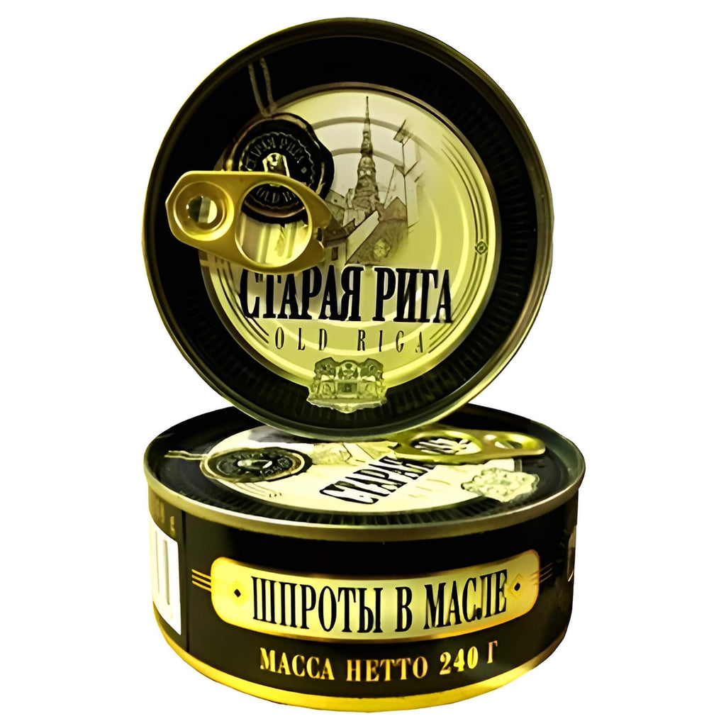 Shprot Riga Old Riga XXL Sprotten à l'huile 240g acheter pas cher en ligne | ofmarkt.de