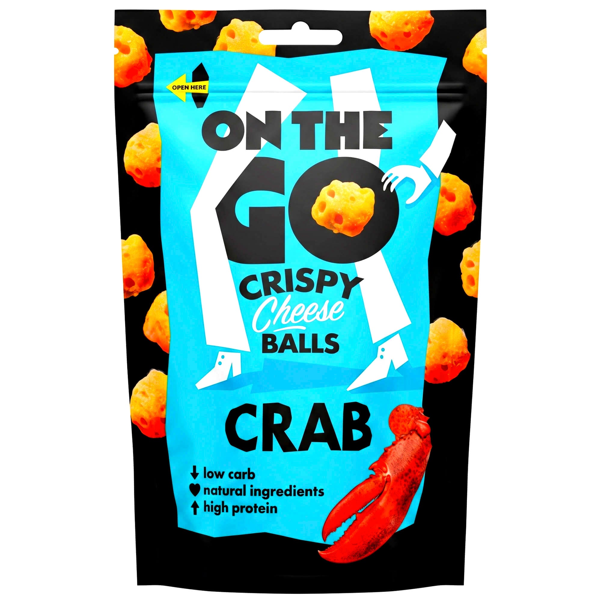 On The Go Käsekugeln mit Krabbengeschmack 30g