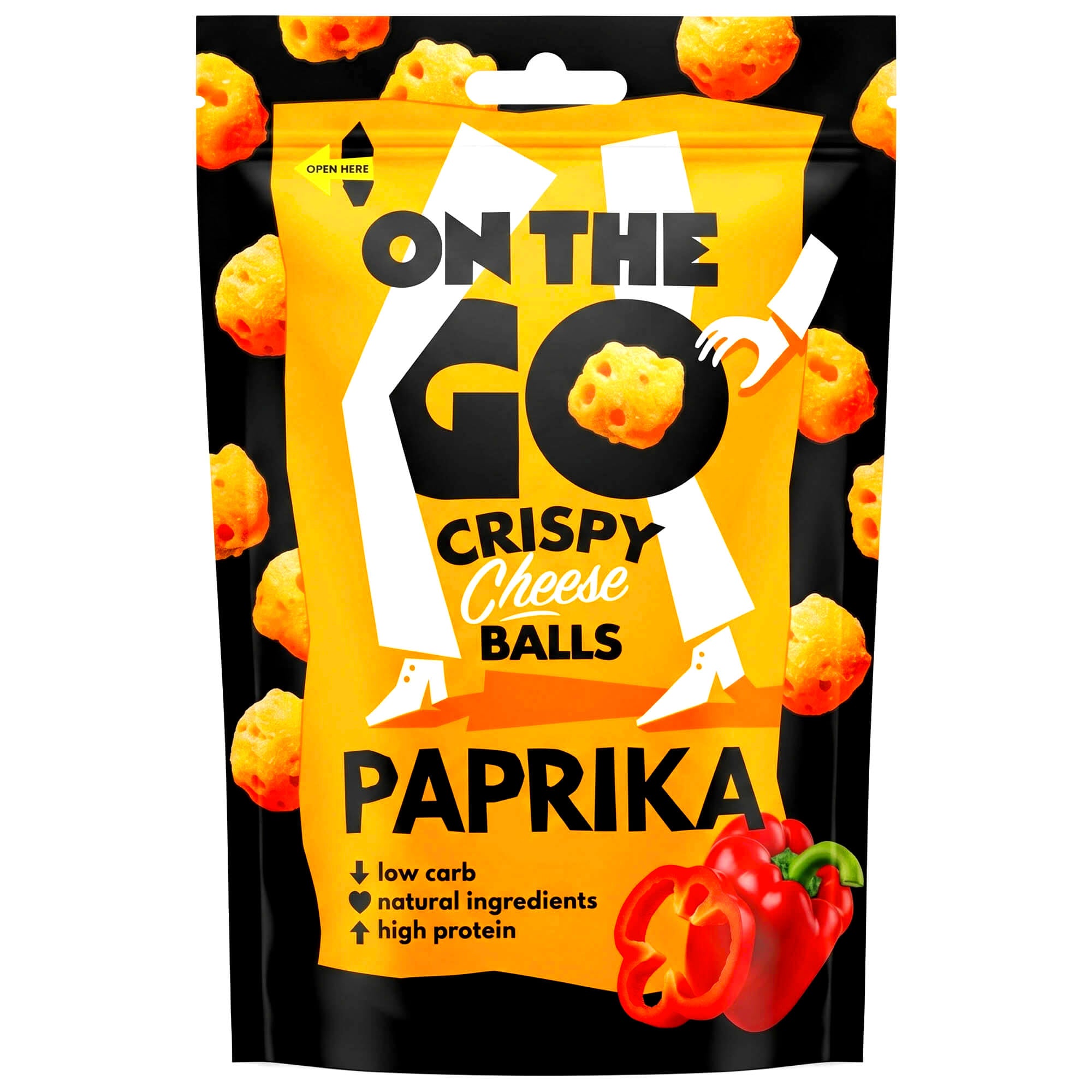 On The Go Käsekugeln mit Paprika Geschmack 30g