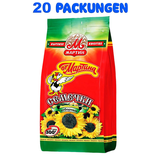 Sonnenblumenkerne Ot Martina geröstet & ungesalzen 20er Pack (20 x 300g)