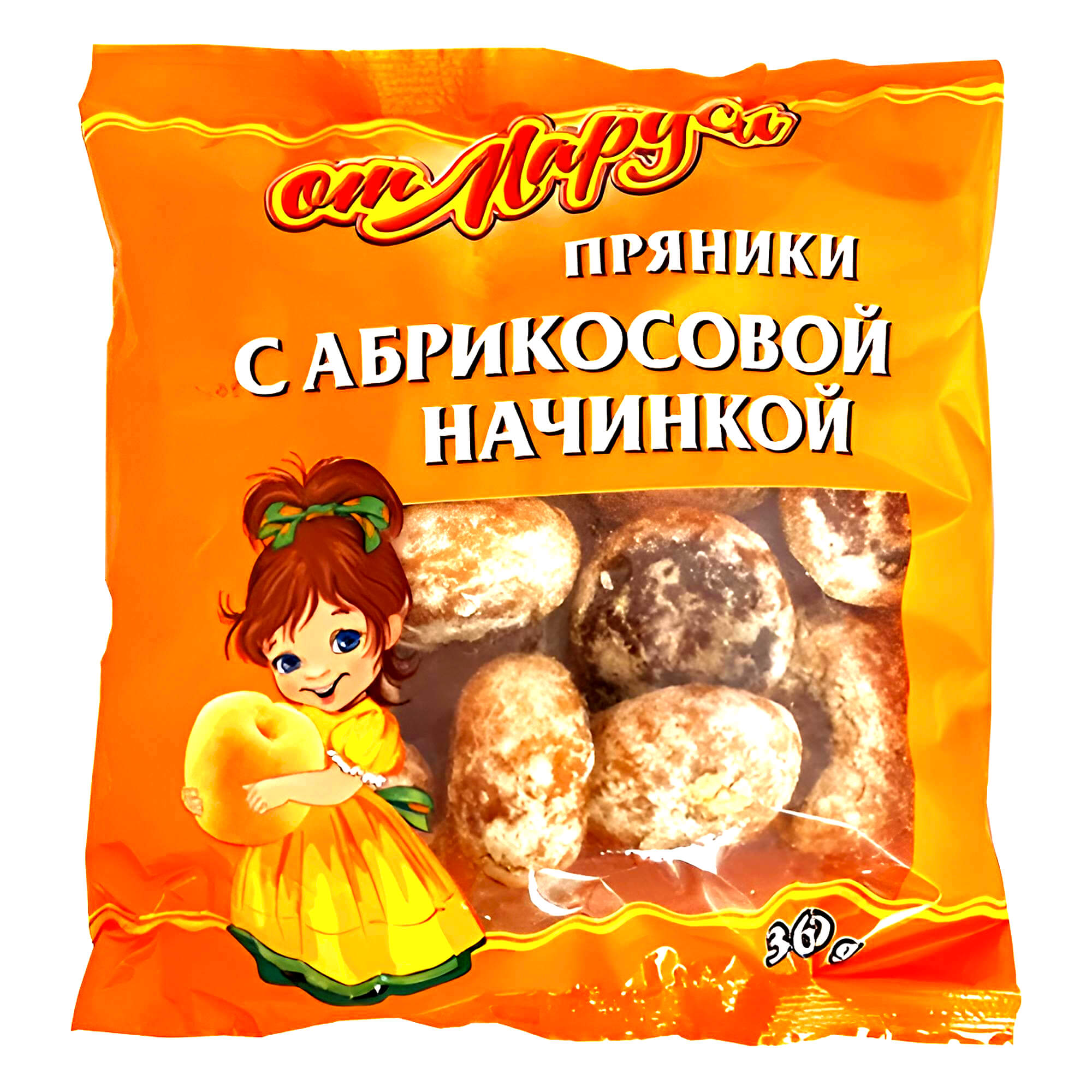 Ot Marusi Lebkuchen Prjaniki mit Aprikosenfüllung 360g