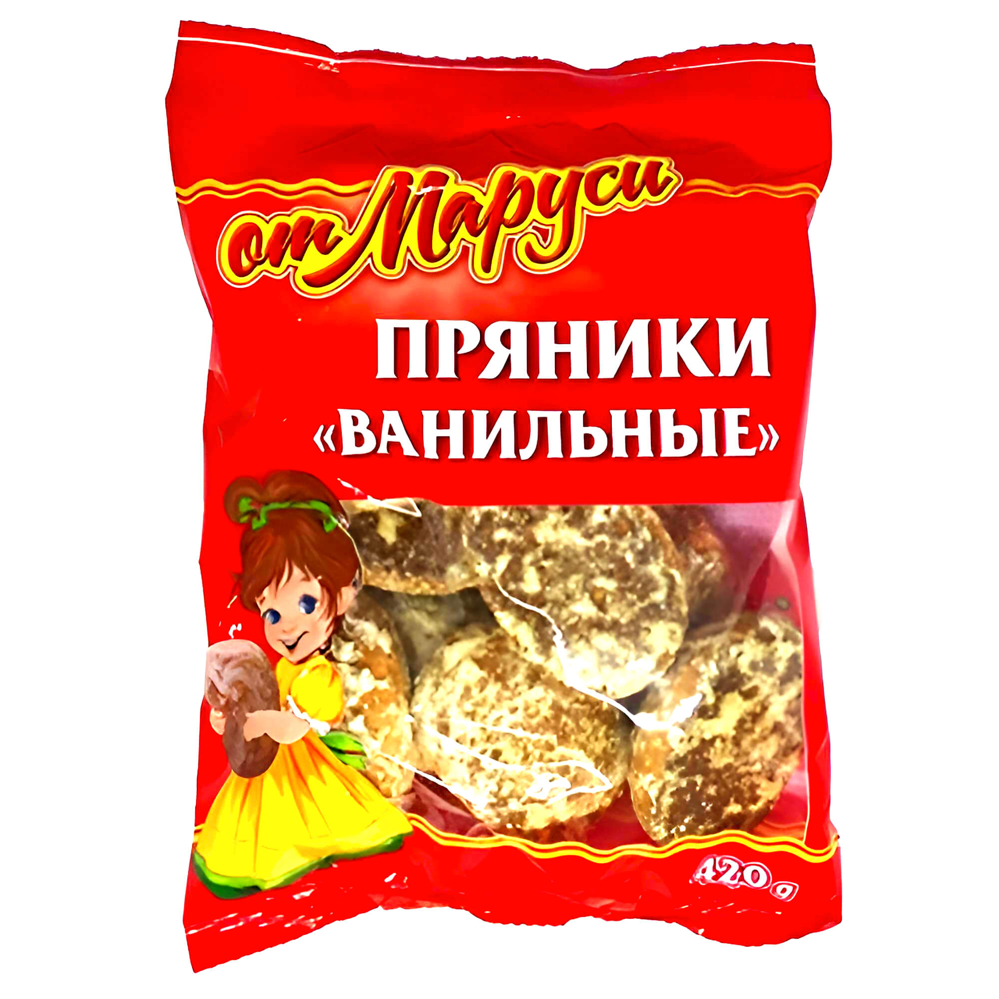 Ot Marusi Gingerbread Honey Cakes with Vanilla Flavor 420g