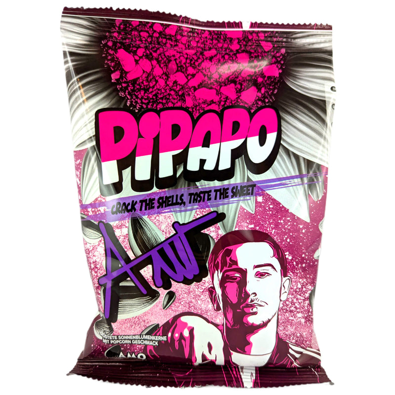 PIPAPO AMO Sonnenblumenkerne geröstet & Popcorn Geschmack 100g