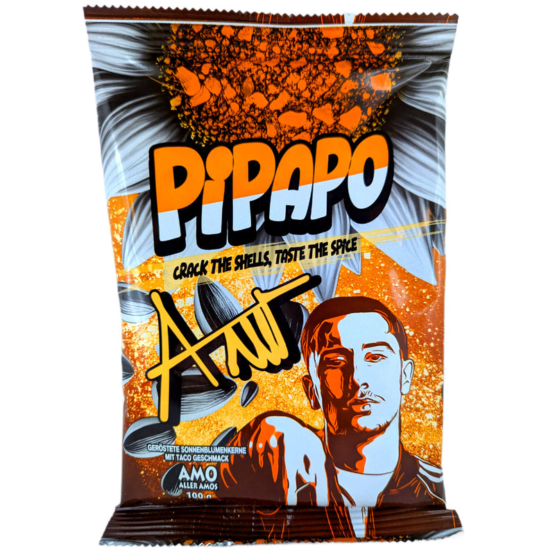 PIPAPO AMO Sonnenblumenkerne geröstet & Taco Geschmack 100g