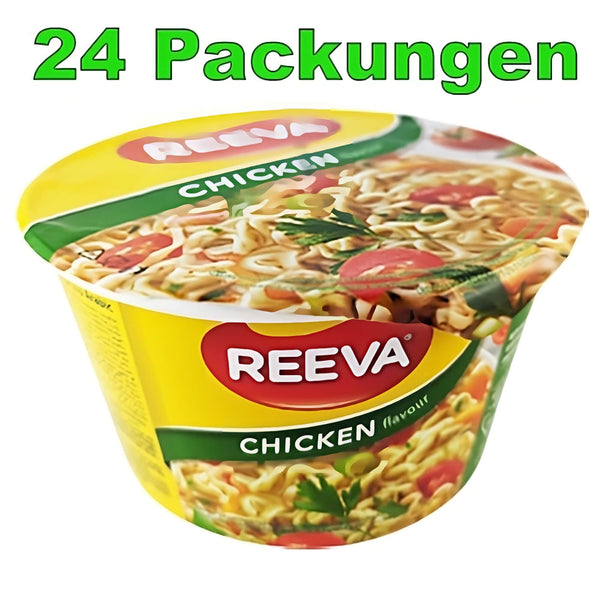 Reeva Big Portion Instant Nudeln Huhn (24 x 75g)