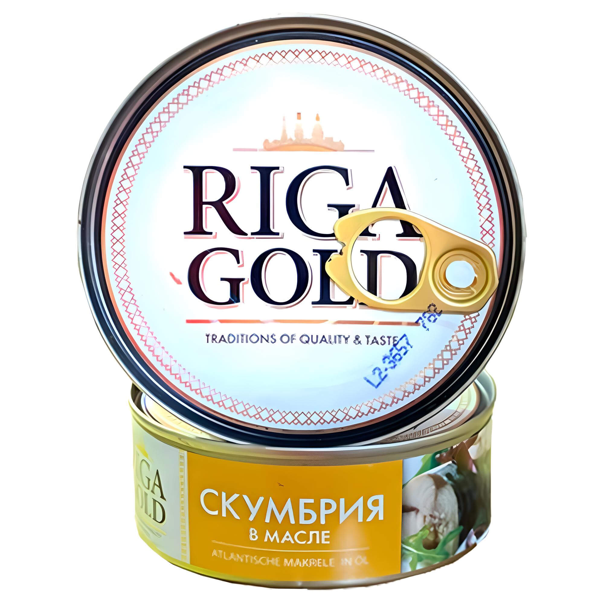Riga Gold Atlantische Makrelen in Öl 240g