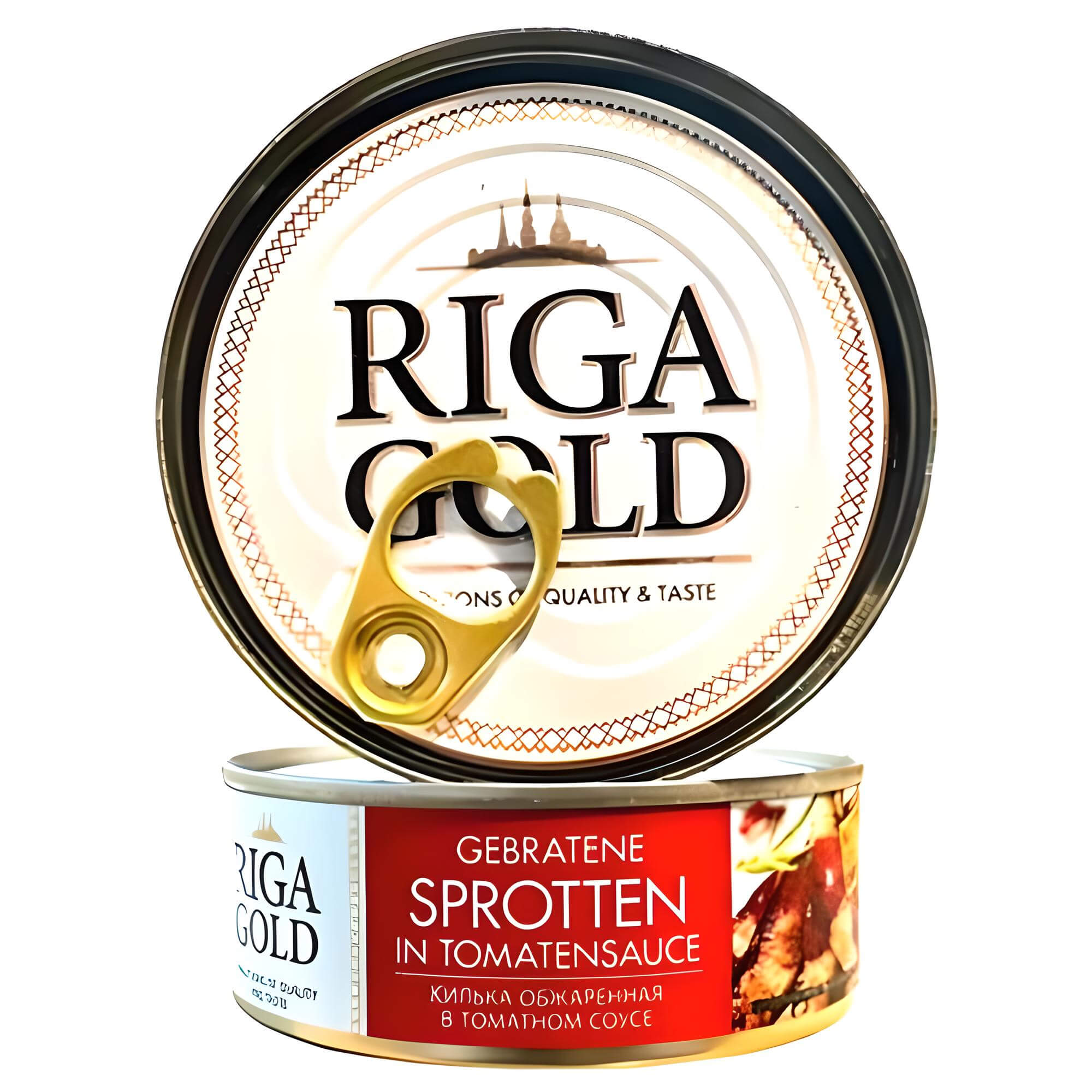 Riga Gold Gebratene Sprotten in Tomatensauce 240g
