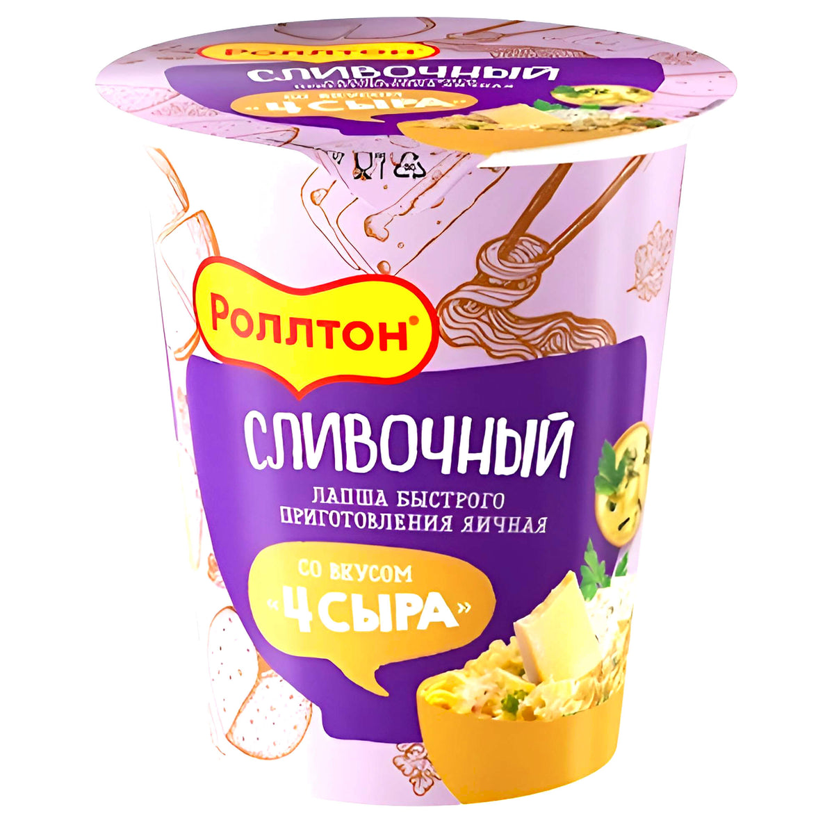 Rollton Instant Noodles mit 4-Käse Geschmack 70g